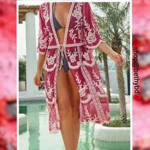 🌺Tropical Punch Boho Coverup/5 🌟 rated